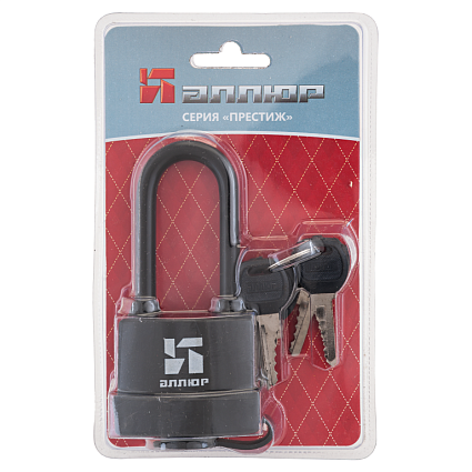 АЛЛЮР ВС1Ч- 375ПД всепогодный 6 кл. d8,5мм дл.дужка Замок навесной   от интернет площадки Гурумарт