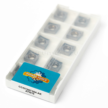 картинка Токарная пластина CCGT09T304-АК ATN10 от магазина Гурумарт