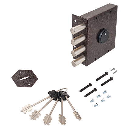 Замок накладной СЕНАТ ЗНС 1-5 Б/О 021 от интернет площадки Гурумарт