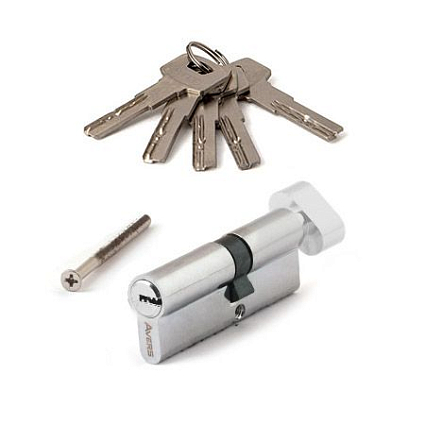 AVERS ZM-80(35C/45)-C-CR хром перф. кл/верт. 5кл. Цилиндровый механизм от интернет площадки Гурумарт