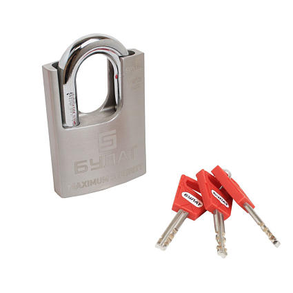 БУЛАТ ВС 3-У50 НС нержавеющая сталь 3кл. d=10мм Замок навесной   от интернет площадки Гурумарт