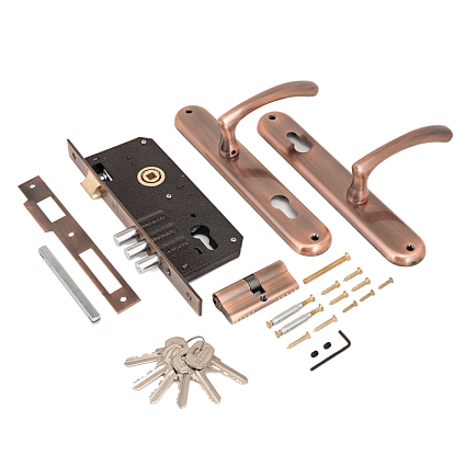 Замок врезной АЛЛЮР 0221 AC СТ.МЕДЬ от интернет-площадки Гурумарт