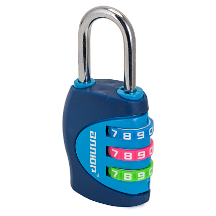 АЛЛЮР ВС1К-27/4 (F5) синий кодовый d=4мм Замок навесной от интернет площадки Гурумарт
