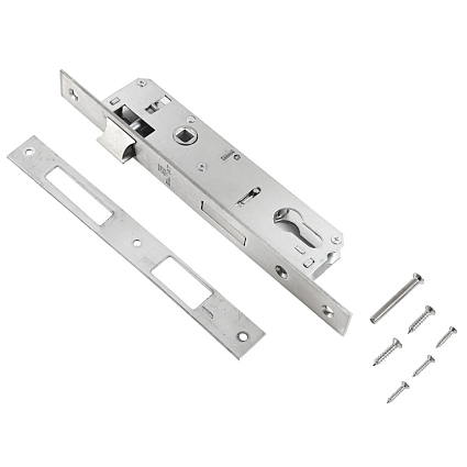 БУЛАТ ЗВ 4-1.25.85.23.08 нерж. сталь 25мм под ц/м, м/о 85 мм Замок врезной б/руч   от интернет площадки Гурумарт