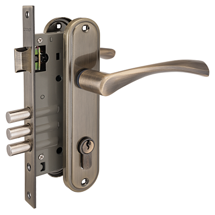 Замок врезной АЛЛЮР 103/3 AB СТ.БРОНЗА от интернет-площадки Гурумарт