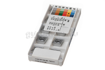 картинка Пластина токарная CCMT 09T308-M5, TM2501 от магазина Гурумарт