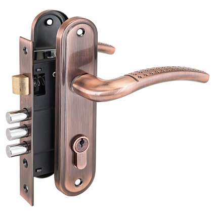 Замок врезной АЛЛЮР 132/3-61А(1232) AC СТ.МЕДЬ МАЛ.КОРПУС от интернет-площадки Гурумарт