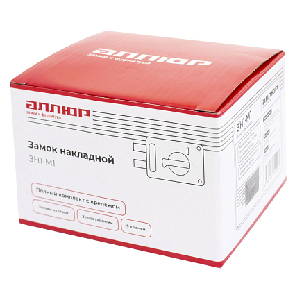Замок накладной АЛЛЮР ЗН1-М1 от интернет площадки Гурумарт