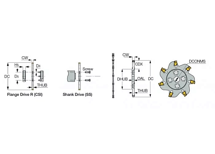 картинка Фреза дисковая SGSA 40-3-6K от магазина Гурумарт