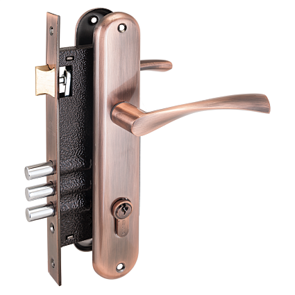 Замок врезной АЛЛЮР 0203 AC СТ.МЕДЬ от интернет-площадки Гурумарт