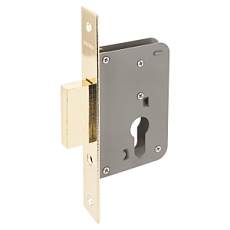 Замок врезной АЛЛЮР 6040 PB БЕЗ Ц/МЕХ от интнрнет-магазина Замки-НТ