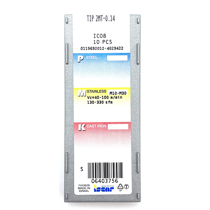 картинка Пластина резьбовая TIP 2MT-0.14 IC08 от магазина Гурумарт