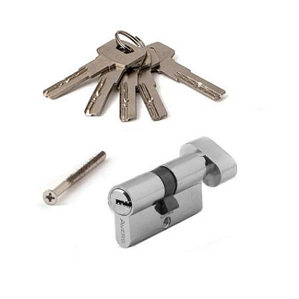 AVERS ZM.B2B-60-C-CR строит.упак. хром перфо. кл/верт. 5кл. Цилиндровый механизм от интернет площадки Гурумарт