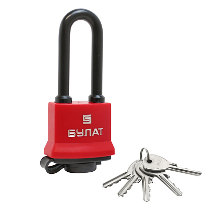 БУЛАТ ВС 1-П41-01 ПЛ всепогодный 5 кл. d=6,5мм Замок навесной   от интернет площадки Гурумарт