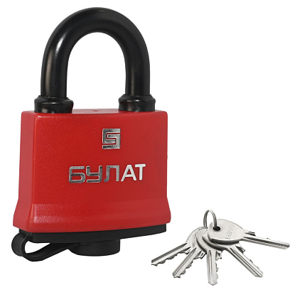 БУЛАТ ВС 1-П70 ПЛ всепогодный 5 кл. d=10,6мм Замок навесной   от интернет площадки Гурумарт