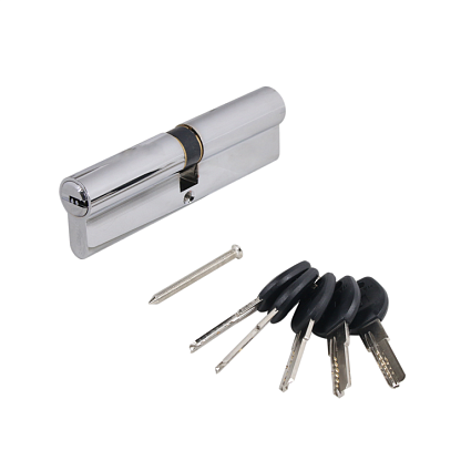 АЛЛЮР HD F 110-5К CP (55x55) хром перф.кл БЛИСТЕР Цилиндровый механизм от интернет площадки Гурумарт