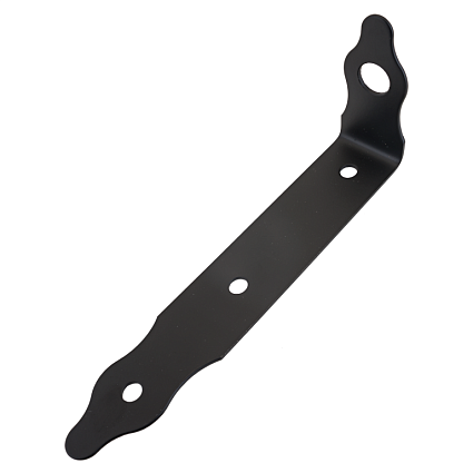 Домарт Проушина угловая 245*100*50 (черный) d 21мм   от интернет площадки Гурумарт