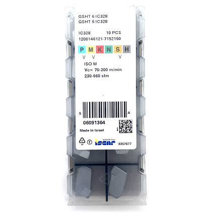 картинка Пластина канавочная GSHT 6 IC328 от магазина Гурумарт