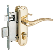 Замок врезной АЛЛЮР ЗВ 4-132 GP ЛАТУНЬ от интнрнет-магазина Замки-НТ