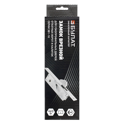 БУЛАТ ЗВ 1-1К.20.00.20.04 (72-K-CR) хром 5кл. Замок врезной б/руч   от интернет площадки Гурумарт