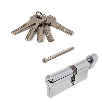 AVERS ZM-90(40C/50)-C-CR хром перф. кл/верт. 5кл. Цилиндровый механизм от интернет площадки Гурумарт