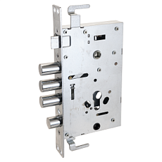 АЛЛЮР ЗВ1-08А-C AТМ-R правый автомат.без ц/мех.б/о для кит.металл.дверей Замок врезной б/руч  от интнрнет-магазина Замки-НТ