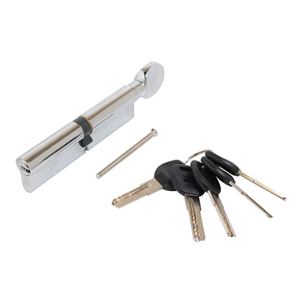 АЛЛЮР HD FG 120-5К CP[55Gх10х55](60x60G) хром перф.кл БЛИСТЕР Цилиндровый механизм от интернет площадки Гурумарт