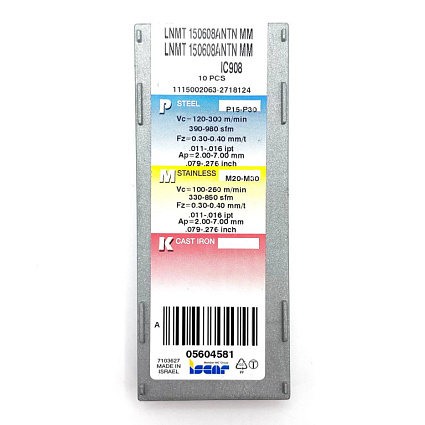 картинка Пластина фрезерная LNMT 150608ANTN MM IC908 от магазина Гурумарт