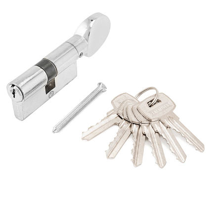 АЛЛЮР A.G 60-6К CP хром вертушка BLISTER Цилиндровый механизм от интернет площадки Гурумарт