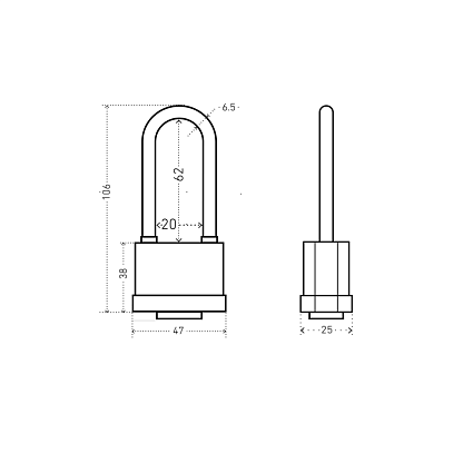 АЛЛЮР ВС1Ч- 374ПД всепогодный 6 кл. d6,5мм дл.дужка Замок навесной   от интернет площадки Гурумарт