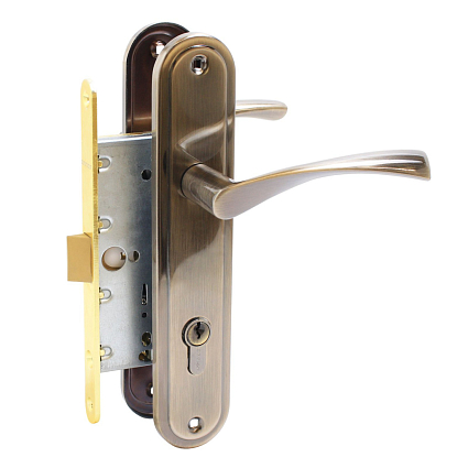 Замок врезной АЛЛЮР ЗВ 7-103/85 AB СТ. БРОНЗА от интернет-площадки Гурумарт