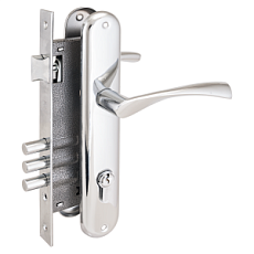 Замок врезной АЛЛЮР 0203 CP ХРОМ от интнрнет-магазина Замки-НТ