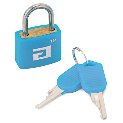 АЛЛЮР ВС1Л-20 ГОЛУБОЙ d=2,8мм для чемоданов Замок навесной от интернет площадки Гурумарт