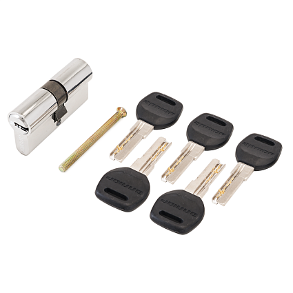 АЛЛЮР HD F 60-5К CP (30x30) хром перф.кл Цилиндровый механизм от интернет площадки Гурумарт