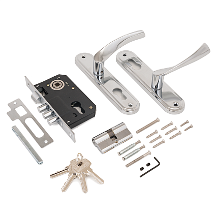 Замок врезной АЛЛЮР 103/3-61А(1203) CP ХРОМ МАЛ.КОРПУС от интернет-площадки Гурумарт