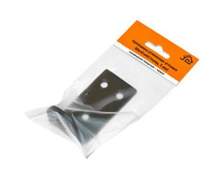 Домарт Проушина усиленная угловая 80*45*40 (толщ. 5мм) черный d 15мм   от интернет площадки Гурумарт