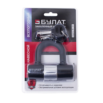 БУЛАТ ВС 323 всепогодный 5 кл. d=14мм Замок навесной   от интернет площадки Гурумарт