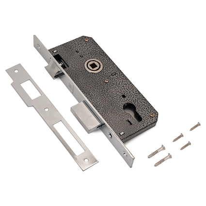 Замок врезной АЛЛЮР 9045 B CP БЕЗ Ц/М от интернет-площадки Гурумарт