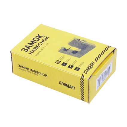 СТАНДАРТ Россия ВС2-3-01С d12мм Замок навесной от интернет площадки Гурумарт