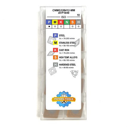 картинка Пластина токарная CNMG120412-MM ATP1040 от магазина Гурумарт