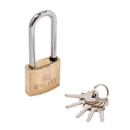 БУЛАТ ВС 1140-01 латунный 5кл. d=6,5мм Замок навесной от интернет площадки Гурумарт