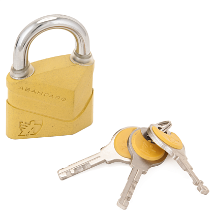 АВАНГАРД ВС2Д-50 ДИСКО желтый d8мм Замок навесной   от интернет площадки Гурумарт