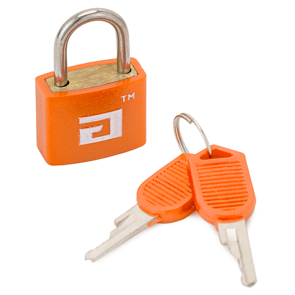 АЛЛЮР ВС1Л-20 ОРАНЖЕВЫЙ d=2,8мм для чемоданов Замок навесной от интернет площадки Гурумарт