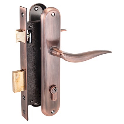 Замок врезной АЛЛЮР 0205 AC СТ.МЕДЬ от интернет-площадки Гурумарт