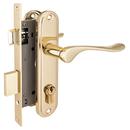 Замок врезной АЛЛЮР 127/1 GP ЛАТУНЬ от интернет-площадки Гурумарт