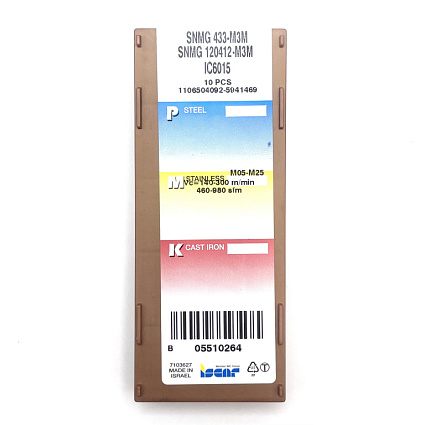 картинка Пластина токарная SNMG 120412-M3M IC6015 от магазина Гурумарт