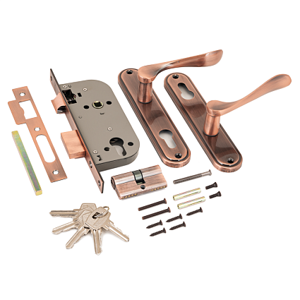 Замок врезной АЛЛЮР 127/1 AC СТ.МЕДЬ от интернет-площадки Гурумарт