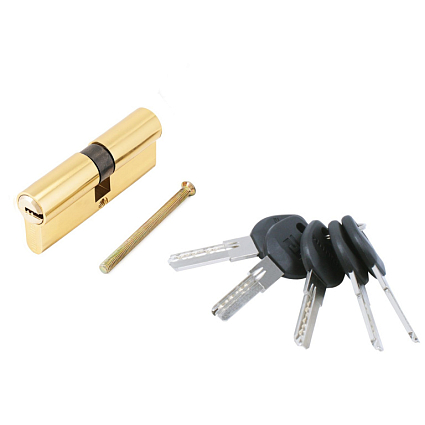 АЛЛЮР HD F 80-5К BP (40x40) латунь перф.кл БЛИСТЕР Цилиндровый механизм    от интернет площадки Гурумарт