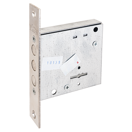 Замок врезной ЭЛЬБОР 1.04.06.5.5 КРЕМЕНЬ 5КЛ НИКЕЛЬ Б/О  от интернет-площадки Гурумарт