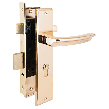 Замок врезной АЛЛЮР АРТ ЗВ4-70.08 GP ЗОЛОТО от интернет-площадки Гурумарт